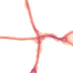 Night-time road noise heatmap for RM8 1AA