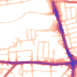Daytime road noise heatmap for RM8 1AP