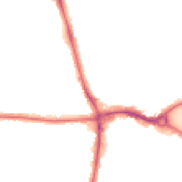 Night-time road noise heatmap for RM8 1BJ