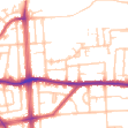 Daytime road noise heatmap for RM8 1BS