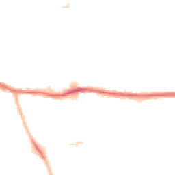 Night-time road noise heatmap for RM8 1DB