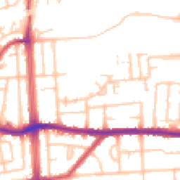 Daytime road noise heatmap for RM8 1DF