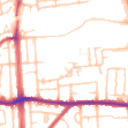 Daytime road noise heatmap for RM8 1DL