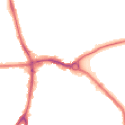 Night-time road noise heatmap for RM8 1DR