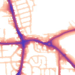 Daytime road noise heatmap for RM8 1DS