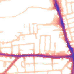 Daytime road noise heatmap for RM8 1EP