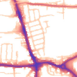 Daytime road noise heatmap for RM8 1LT