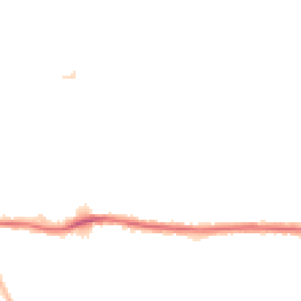 Night-time road noise heatmap for RM8 1SL