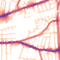 Daytime road noise heatmap for RM8 1XF
