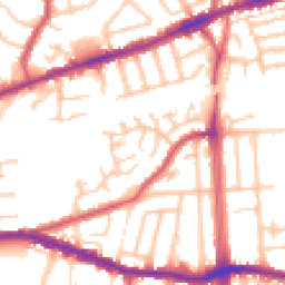 Daytime road noise heatmap for RM8 1YG