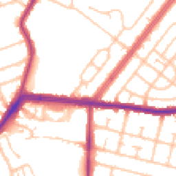 Daytime road noise heatmap for RM8 2ED