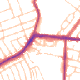Daytime road noise heatmap for RM8 2FS