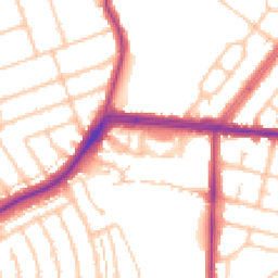 Daytime road noise heatmap for RM8 2FT
