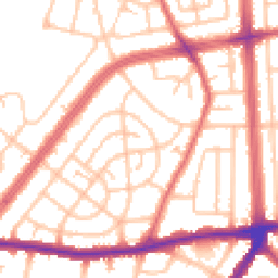 Daytime road noise heatmap for RM8 2GS