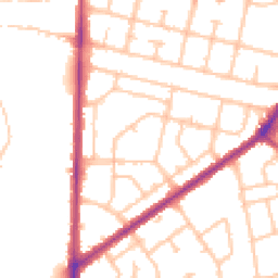 Daytime road noise heatmap for RM8 2LP