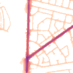 Daytime road noise heatmap for RM8 2LS