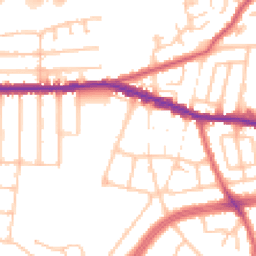 Daytime road noise heatmap for RM8 2PS