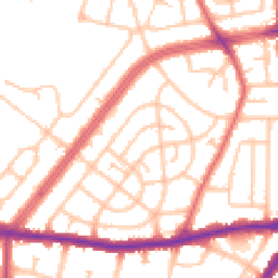 Daytime road noise heatmap for RM8 2SH