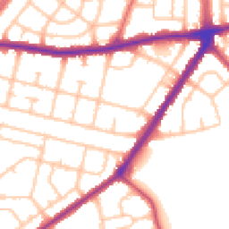 Daytime road noise heatmap for RM8 2YD