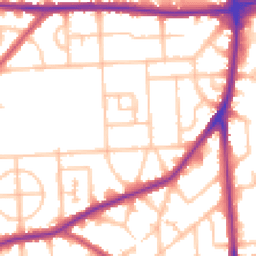 Daytime road noise heatmap for RM8 3DB