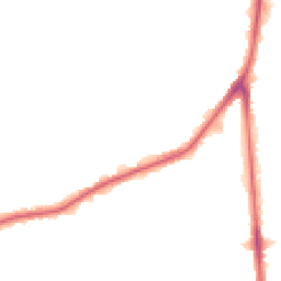 Night-time road noise heatmap for RM8 3ES