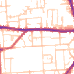 Daytime road noise heatmap for RM8 3PA