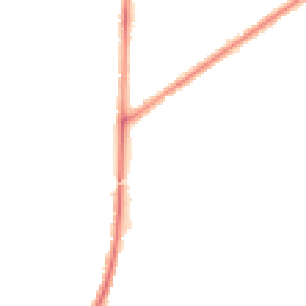 Night-time road noise heatmap for RM9 4AX
