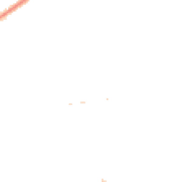 Night-time road noise heatmap for RM9 4DA