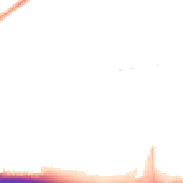 Night-time road noise heatmap for RM9 4HJ