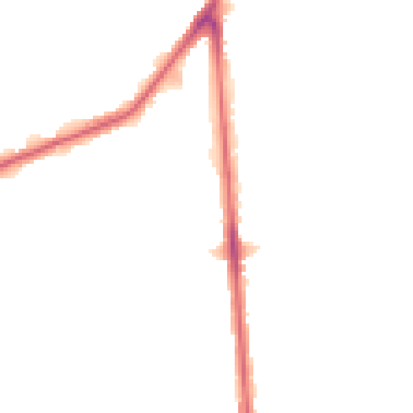 Night-time road noise heatmap for RM9 5UU