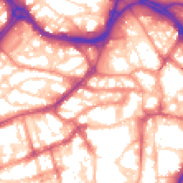 Daytime road noise heatmap for S1 1AD