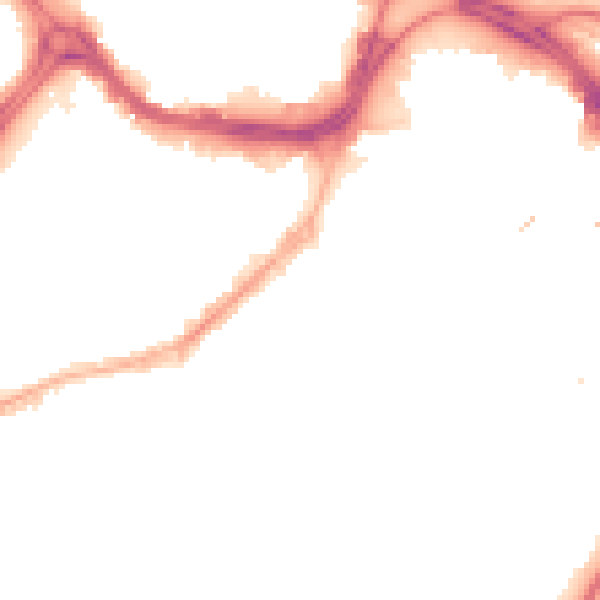 Night-time road noise heatmap for S1 1AD