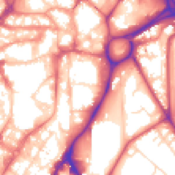 Daytime road noise heatmap for S1 2BG