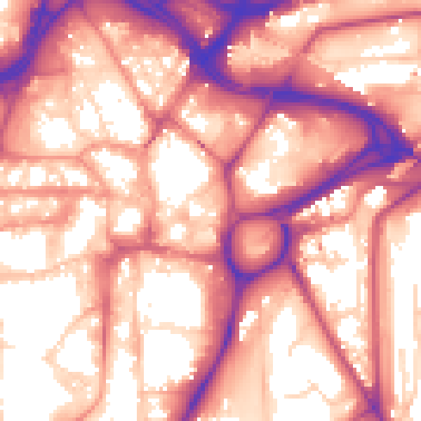 Daytime road noise heatmap for S1 2BQ