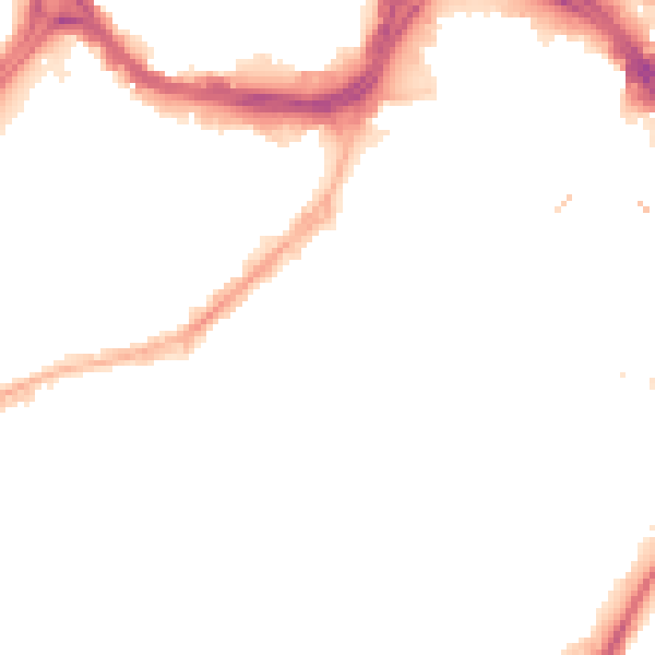 Night-time road noise heatmap for S1 2DE