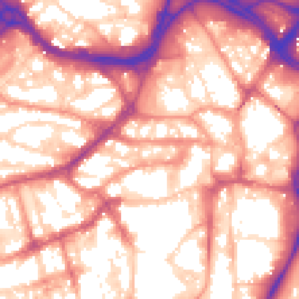Daytime road noise heatmap for S1 2DH