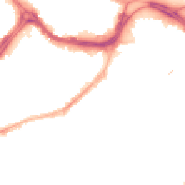Night-time road noise heatmap for S1 2DU