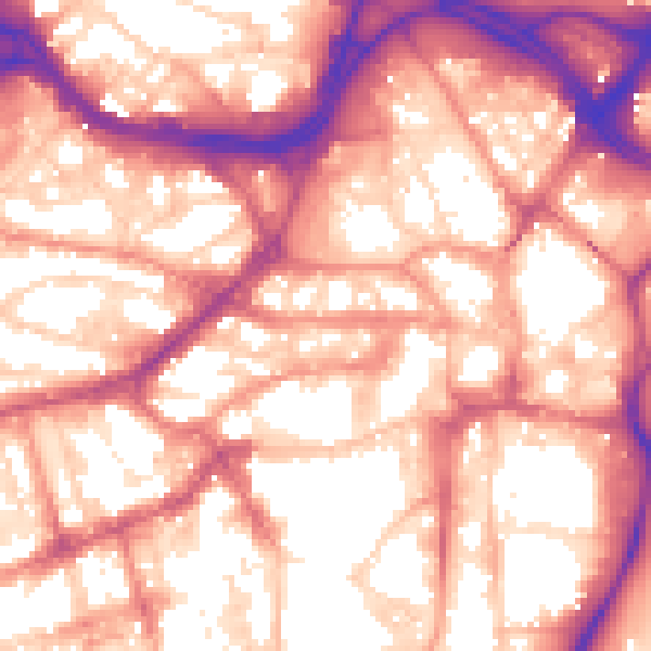 Daytime road noise heatmap for S1 2DX