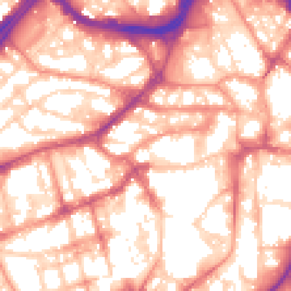 Daytime road noise heatmap for S1 2EG