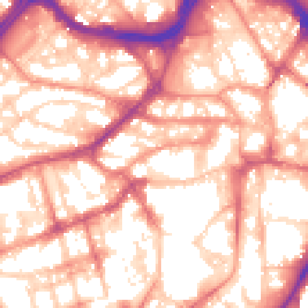 Daytime road noise heatmap for S1 2EH
