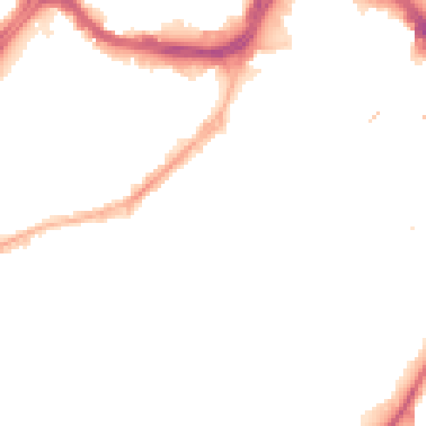 Night-time road noise heatmap for S1 2EH