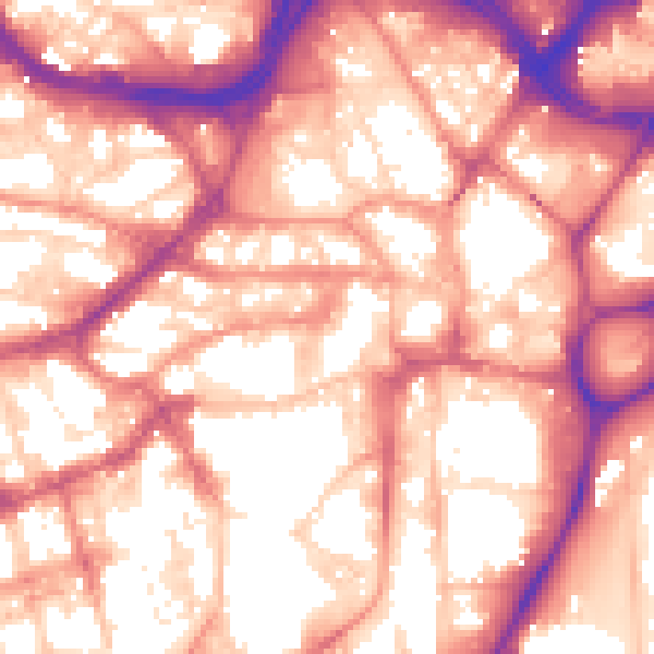 Daytime road noise heatmap for S1 2EL