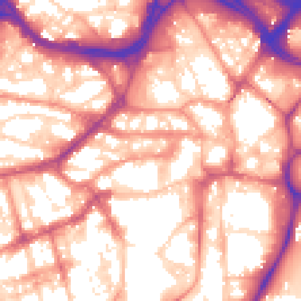 Daytime road noise heatmap for S1 2EN