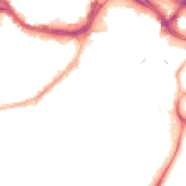 Night-time road noise heatmap for S1 2EN