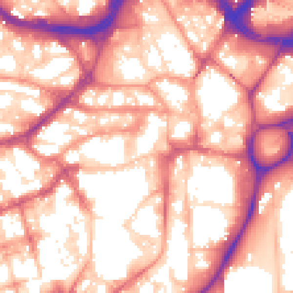 Daytime road noise heatmap for S1 2EP