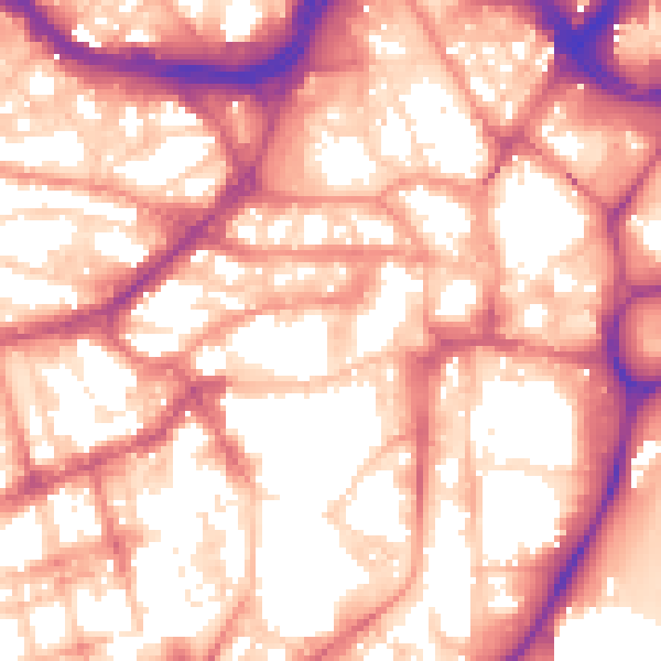 Daytime road noise heatmap for S1 2ER
