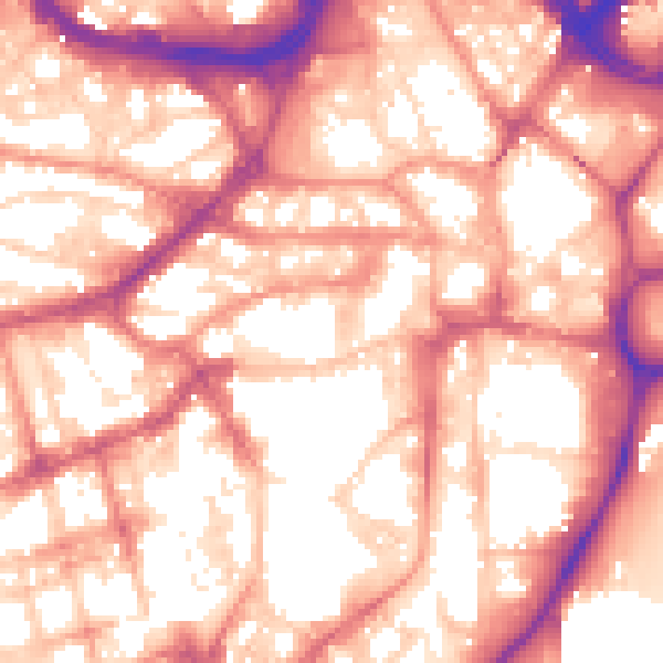 Daytime road noise heatmap for S1 2ET