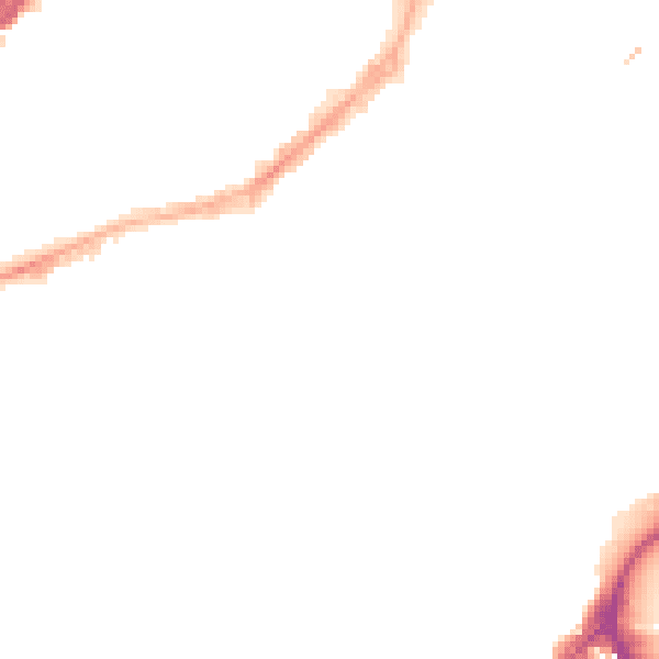 Night-time road noise heatmap for S1 2FG