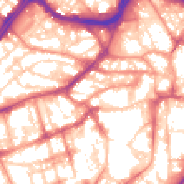 Daytime road noise heatmap for S1 2FL