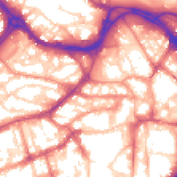 Daytime road noise heatmap for S1 2FP